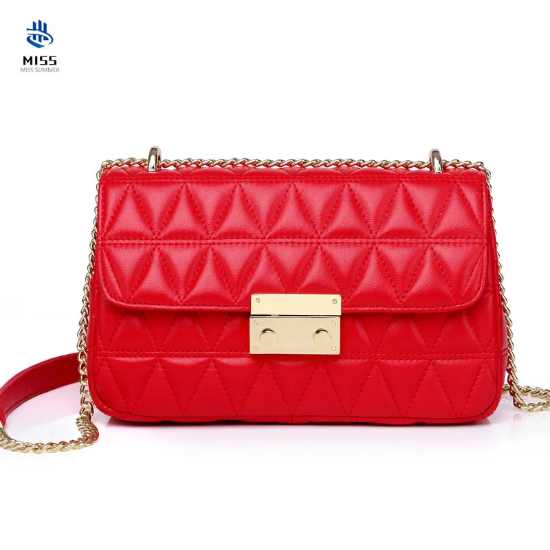 

Новинка 2021, модная женская сумка на плечо Lingge с цепочкой, роскошная кожаная маленькая сумка из овечьей кожи, женская сумка-мессенджер