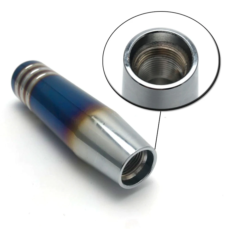 13cm Racing Shift Knob Aluminum Alloy Gearshift Lever Auto Tuning Head Universal Grilled Blue Manual Gear shift | Автомобили и