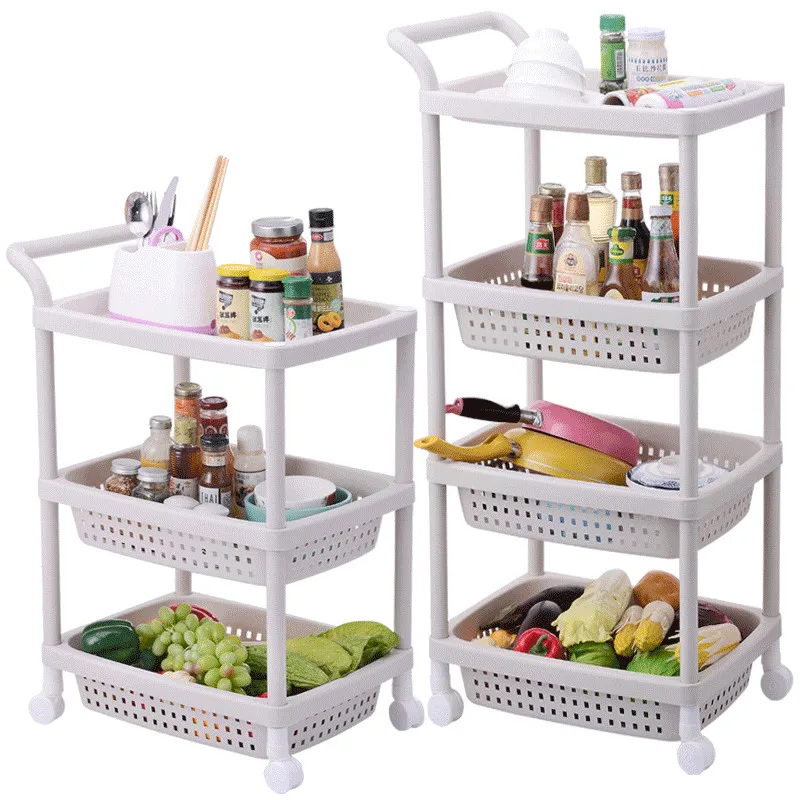 Полка для овощей мобильная полка хранения фруктов принадлежностей напольная