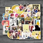 50 шт. стикеры в стиле аниме, наклейки для автомобиля, ноутбука, чемодана, скейтборда, рюкзака, бутылки для воды, прокладки, велосипеда, водонепроницаемые Стикеры