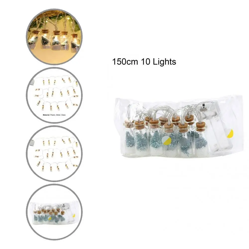 

Яркий привлекательный Рождественский флакон для желаний, праздничный светильник для рождественской елки