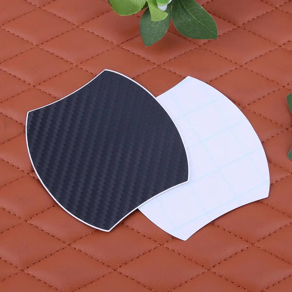 4 шт. Серебристые черные дверные ручки устойчивые к царапинам из углеродного