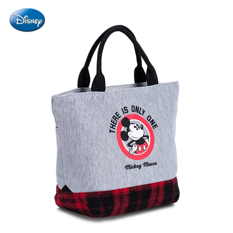 

Disney Mickey Cartoon Woman Canvas Shoulder Bag Large Capacity Handbag Shopping Tote Bag 2021 Female Bag Trend Luxury Female Bag