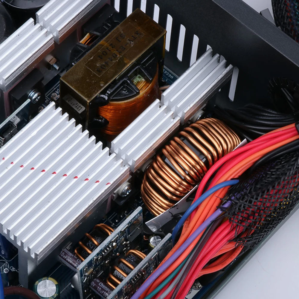 

2400W 95% Efficiency ATX ETH Mining Machine Power Supply Support Multi-Channel 8 Display Cards GPU 2600W Max for Bitcoin Miner