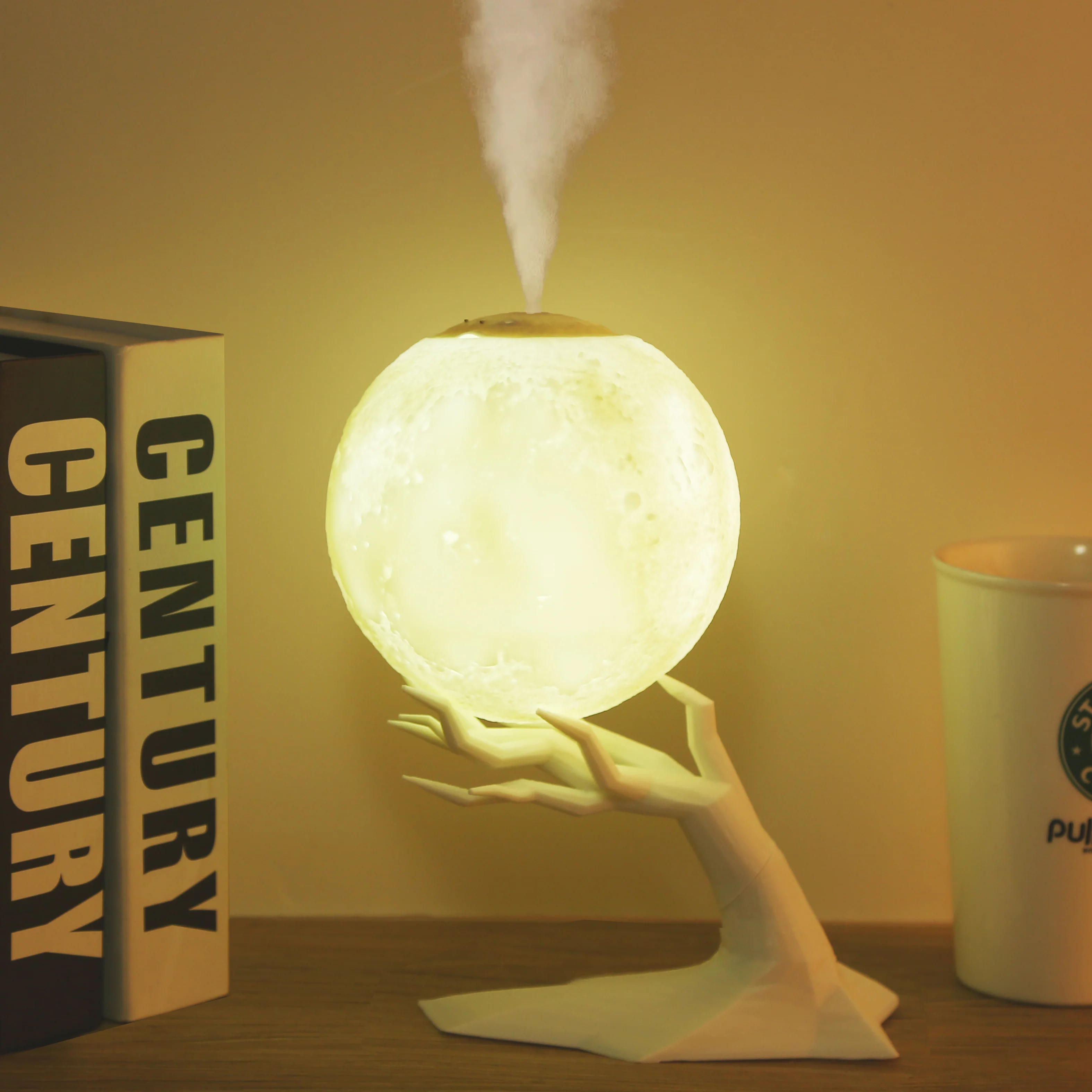 Увлажнитель воздуха ультразвуковой с ароматизатором 880 мл USB |