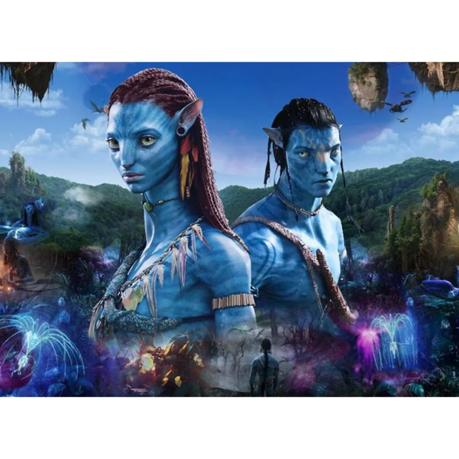 5D сделай сам алмазная живопись Аватар постер фильма полная круглая/квадратная