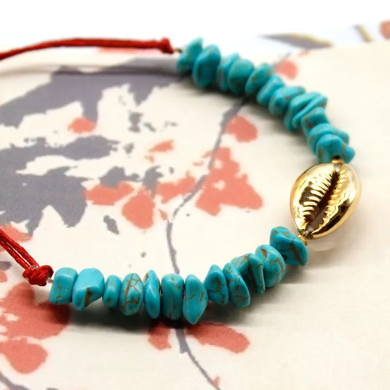 Новый дизайн ручной красный Веревка Цепи Браслеты для Женский натуральный