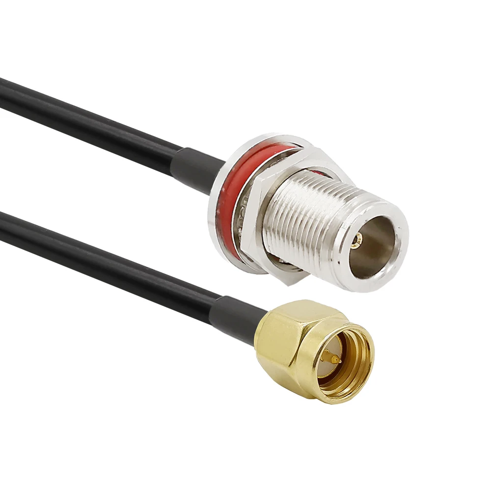 N Female to SMA Male LMR200 кабель для 4G LTE роутера шлюз RTL SDR USB ADS B приемник радиолюбительская