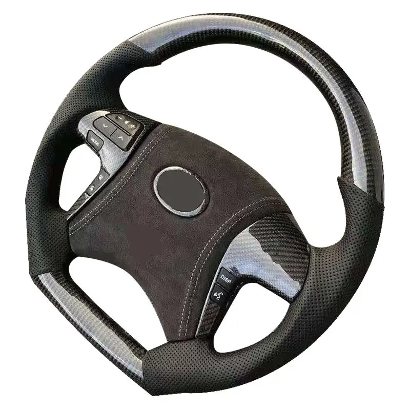 

Custom Alcantar LED carbon fiber steering wheel For Hilux Vigo 2014