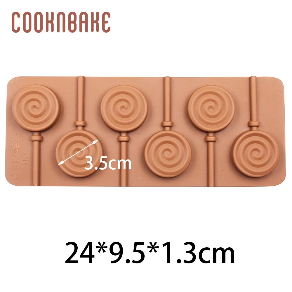 CDSM-070 COOKNBAKE силиконовые формы для леденцов круглые леденцы конфеты торт кондитерские формы силиконовые формы для шоколада леденцы Поп украшения торта - Цвет: CDSM-070