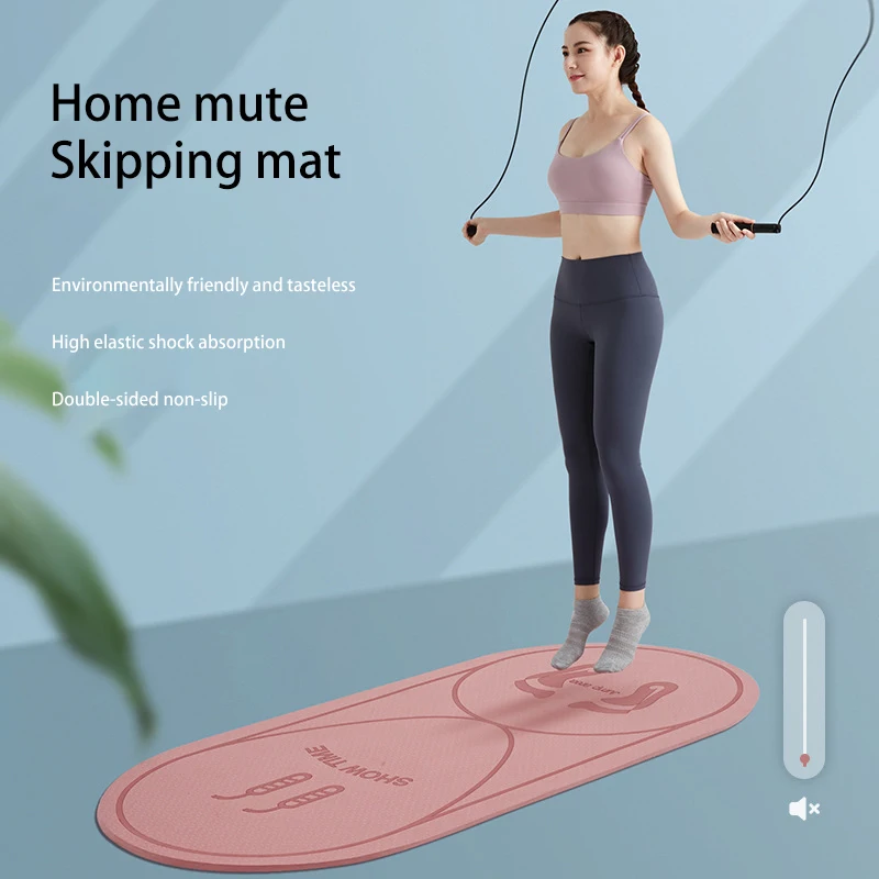 

Jump Rope Mat Exercise Cushioning Mute Yoga Mat Sound Insulation And Shock Absorption High Density Board Anti-noice Mat X241A