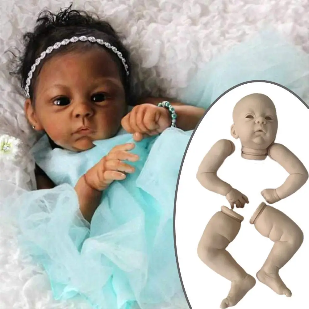

DIY Reborn Vinyl Doll Kit 21 Inches Lifelike Newborn Vinyl Unpainted Unfinished Doll Parts Christmas Surprise Gift Blank Kit
