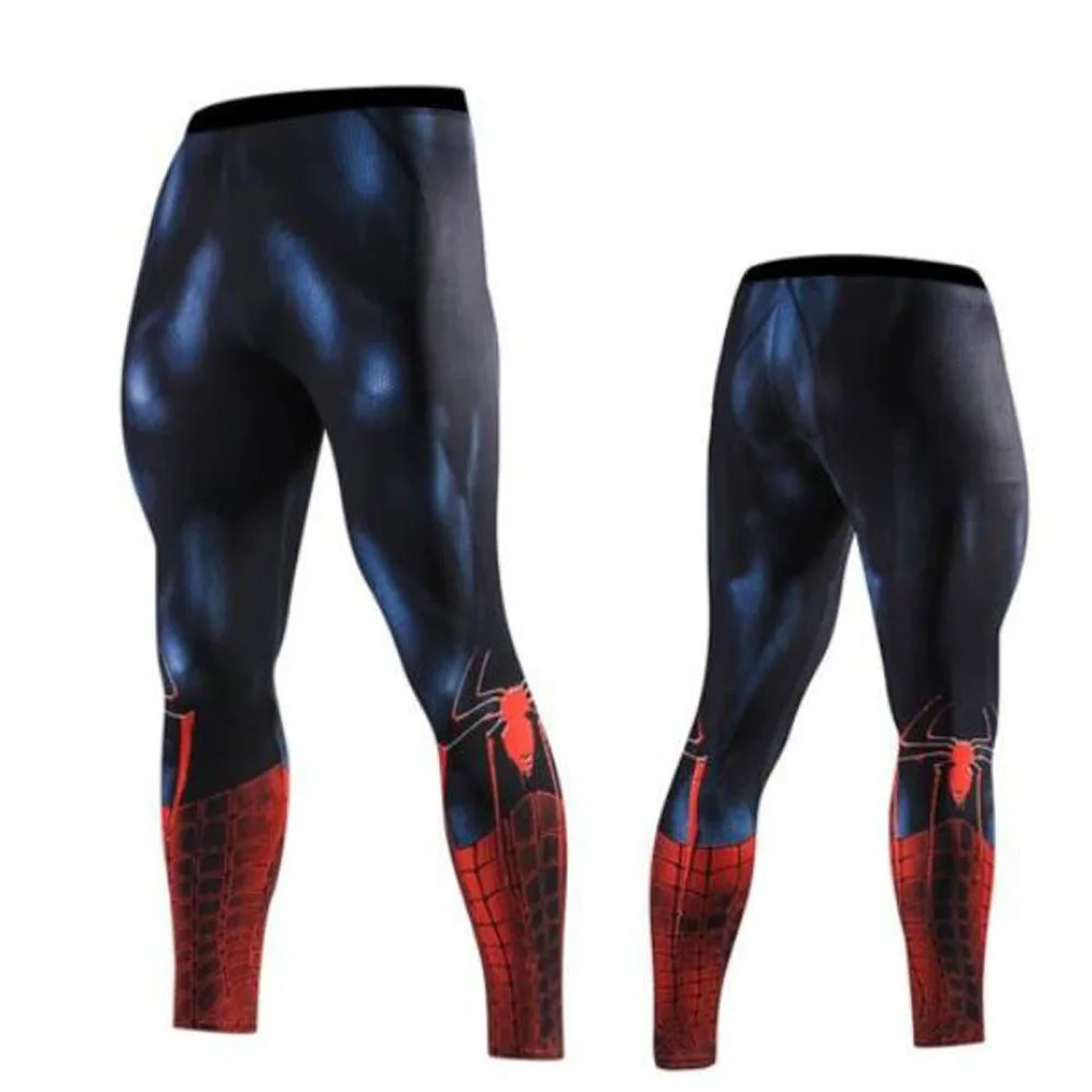 Men Compression Tight Leggings Running Sports Male Gym Fitness Jogging Pants Quick Dry Trousers Workout Training Yoga Bottoms
