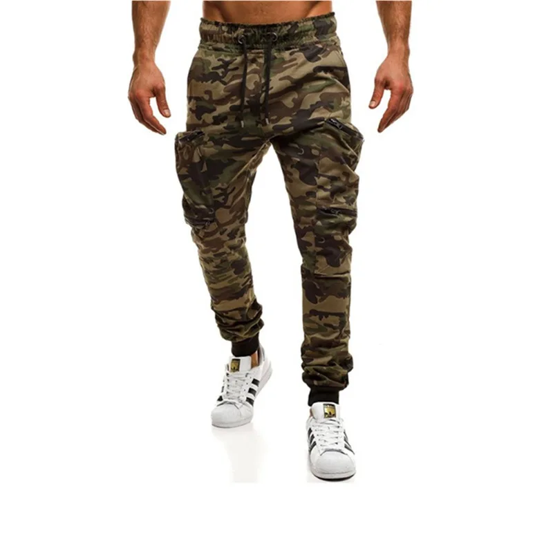 

QNPQYX Multi Pocket Men Zipper Pants Outdoor Camouflage Mountaineering Trousers Military Breathable Lightweight Mens Pencil Pant