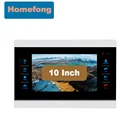 Видеодомофон Homefong, 10 дюймов, поддержка нескольких систем