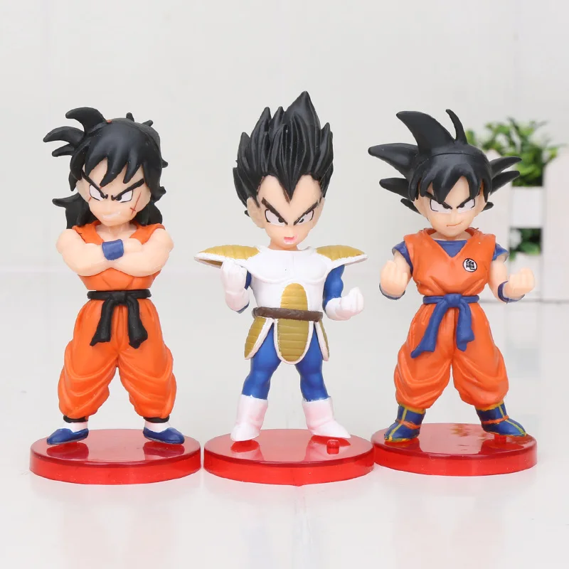 8 шт./компл. Dragon ball Z Brinquedos супер Гоку Фриза Улун Bulma пикколо Вегета наппа Рисунок Аниме DragonBall модель игрушка