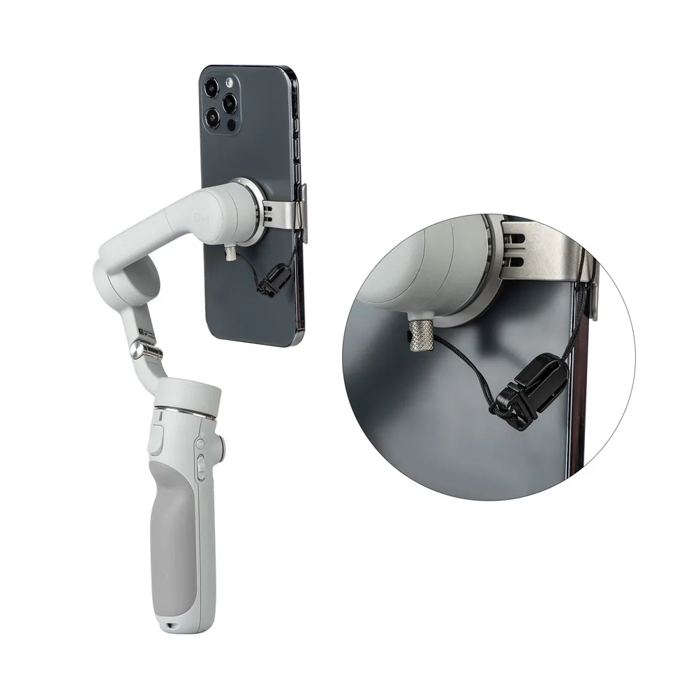 Магнитный держатель для телефона DJI OM 5 ремешок с защитой от потери Osmo Mobile 4 SE