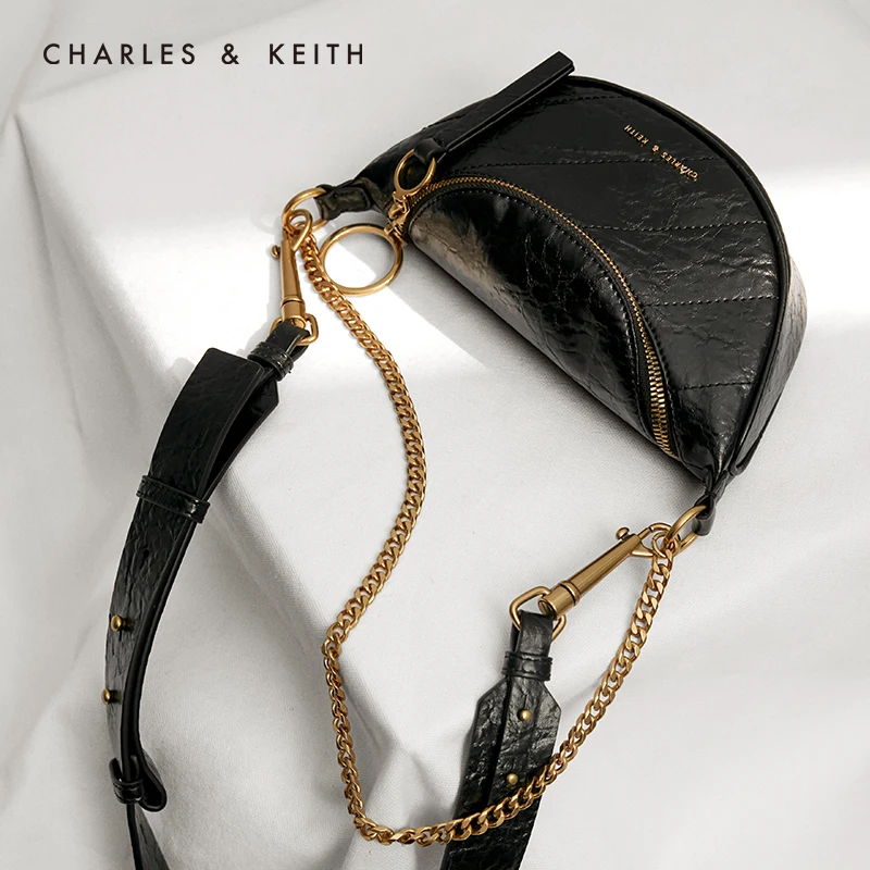 CHARLES＆KEITH Новинка на Осень 2020CK2 80150954 1Сумка На плечо Через с Цепочкой Грудная сумка