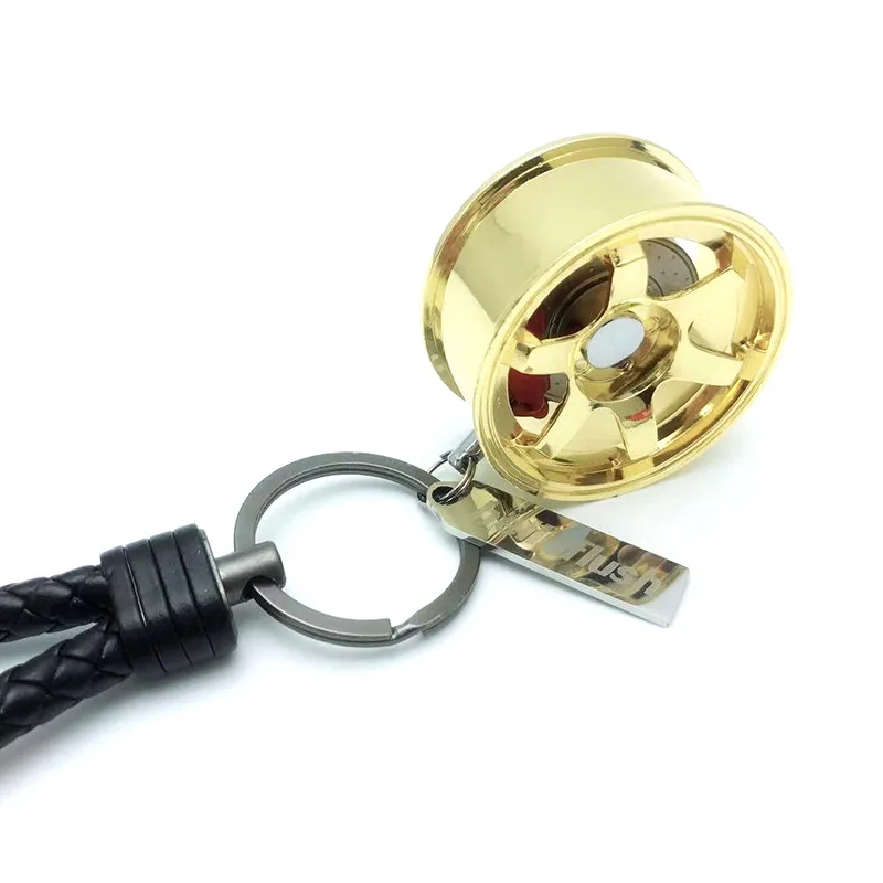 

Car Keychain hella Aluminum Alloy Rim Model Wheel Keyring For Moto Ring For Keys Key Chains Trinket