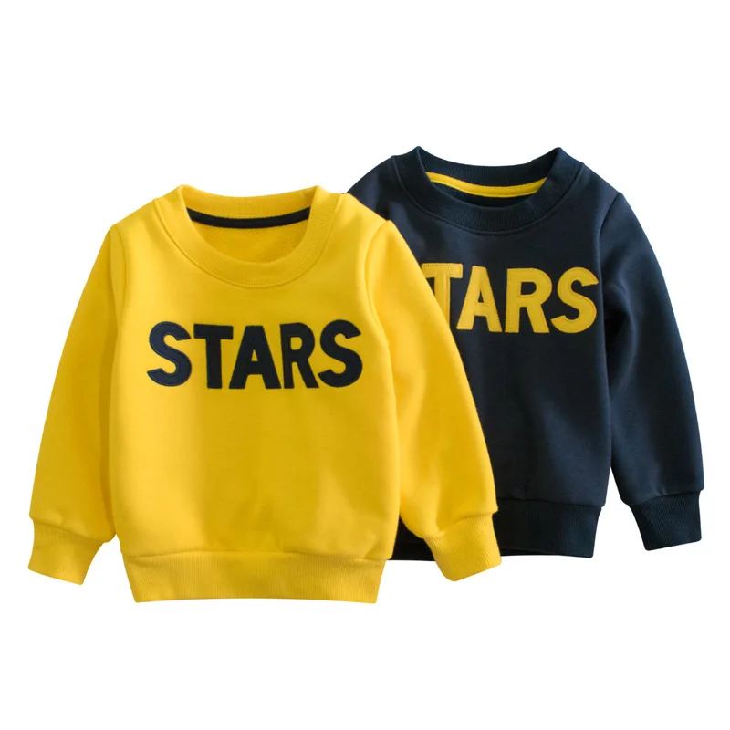 

Children's Casual Hoodies Long Sleeved Babies Sweatshirts The New Fall 2021 Autumn/Winter Pullover Toddler Loose Warm Outerwear