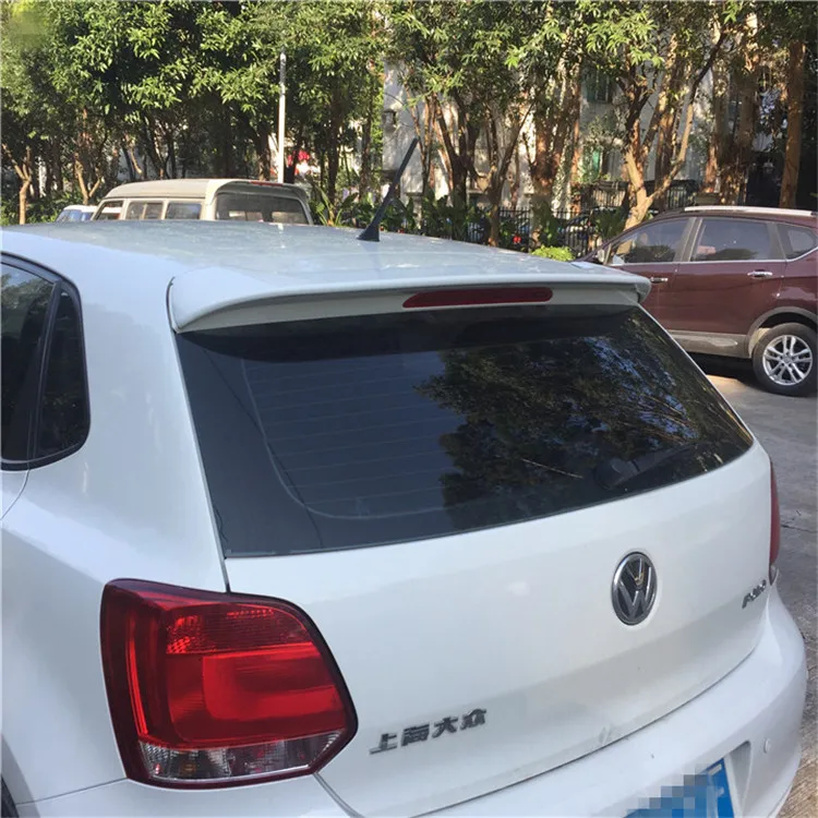 Спойлер для Volkswagen Polo 2011-2018 высокое качество абс материал заднее крыло автомобиля
