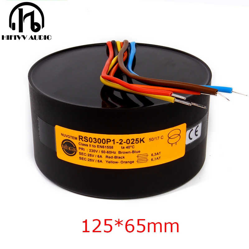 300W TALEMA Toroidal circular Core Transformer For HI-END Audio Amplifier Transformer system out double 25V 35V