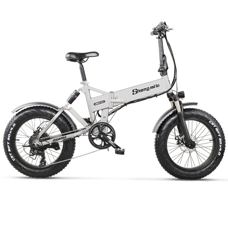 

Electric Bike 500W City Bike Folding Electric Bicycle Electric Mountain Bike 20 inch 4.0 Fat Tire ebike 48V Lithium Battery