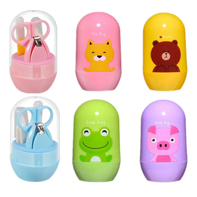 4 шт./компл. Детские пилочки для ногтей пинцет набор безопасный уход малышей