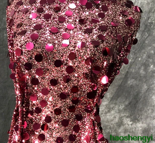 Бордовая масляная цветная ткань в горошек с блестками этническом стиле | Дом и