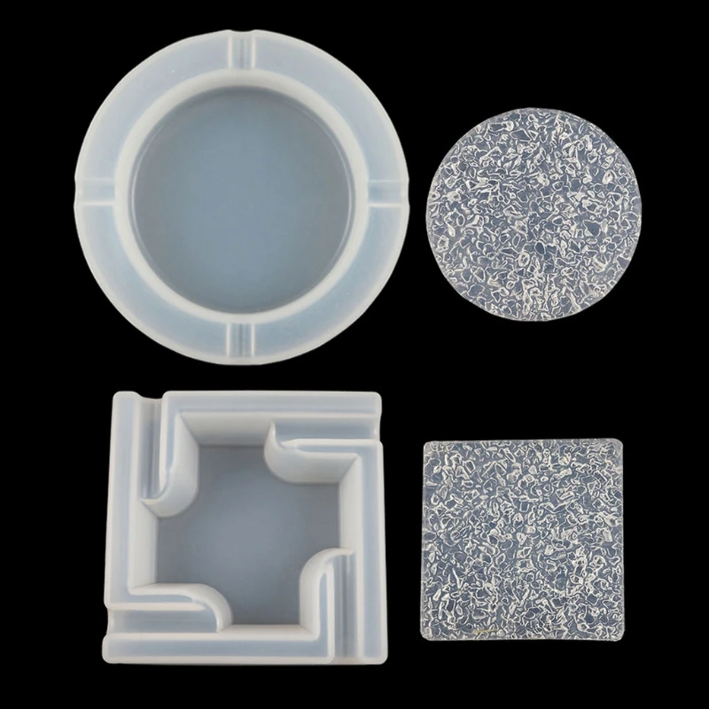 

Water Wave Ripple Cigar Ashtray Resin Mold Ashtray Sea Air Bubble Unbreakable Resin Casting Molds Home Decor Art Crafts