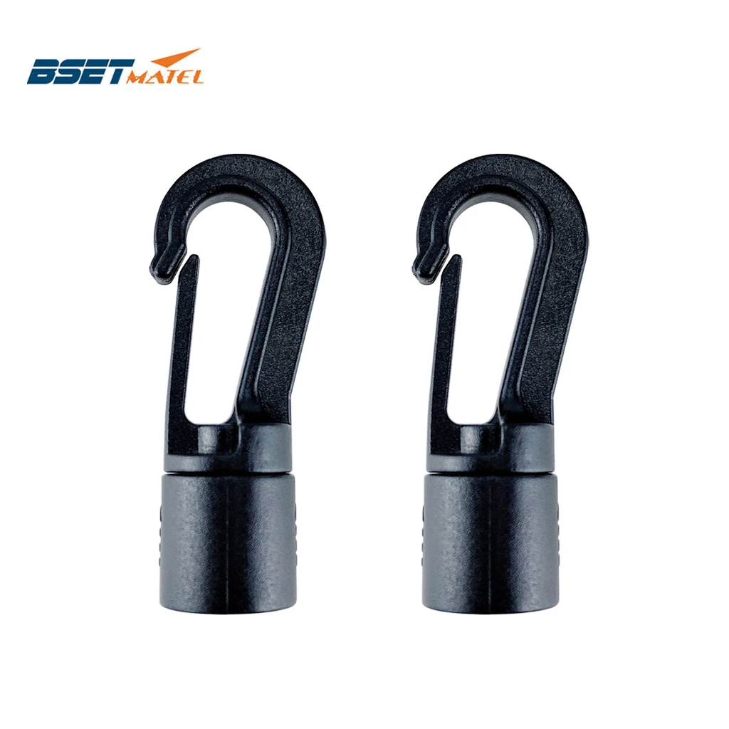 Plastic Buckle Bungee Shock Tie Cord Hook Quick Connect Rope Terminal Hanging Ends Lock Clip Clothesline Elastic Cord