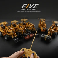 2020 rc excavator car 2 4g 5ch remote control engineering digger truck model electronic heavy machinery toy for kids