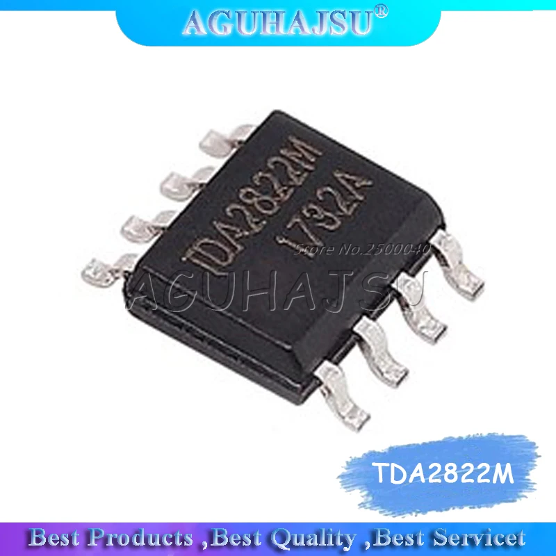10 шт. новый и оригинальный IC TDA2822M SOP8 TDA2822 SOP SMD 2282M | Электронные компоненты