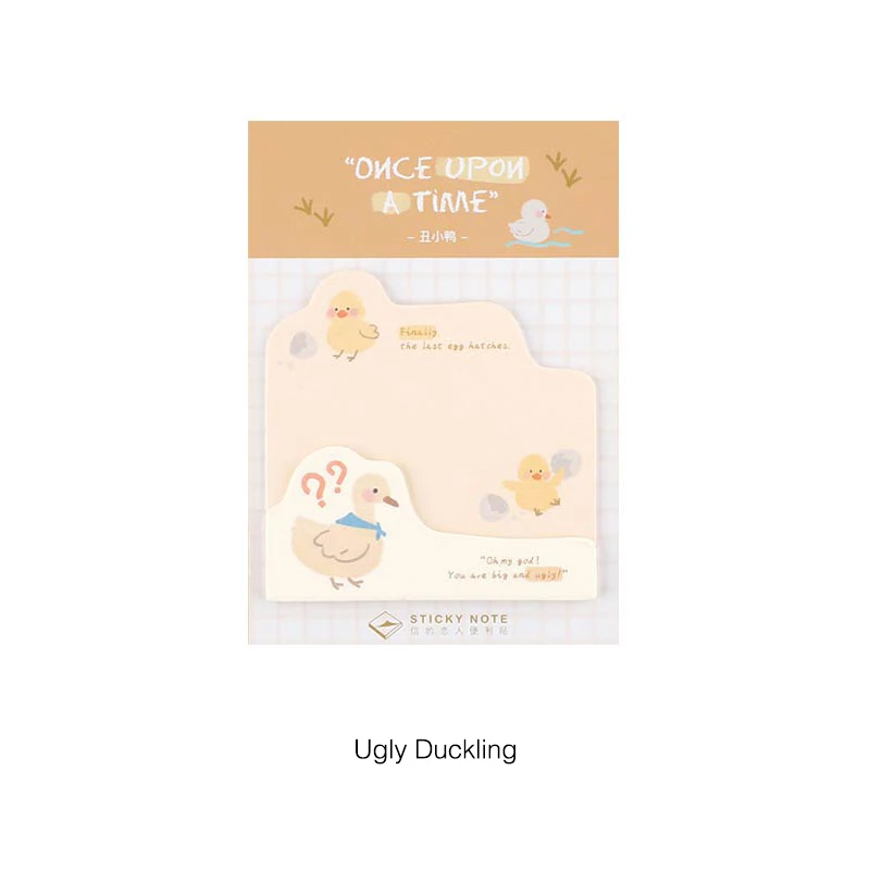 Ugly Dulking Mr paper 30 шт./партия, 8 видов конструкций, милые Мультяшные сказки, город, самоклеющиеся блокноты для записей, записывающие точки, кавайные блокноты для записей, детские подарки - Цвет: Ugly Dulking