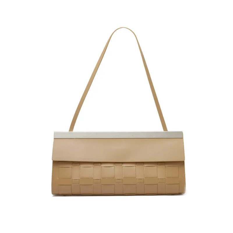 

Women's new leather handbags fashion trend shoulder bags underarm bags women's luxury retro woven bags fashion simple handbags