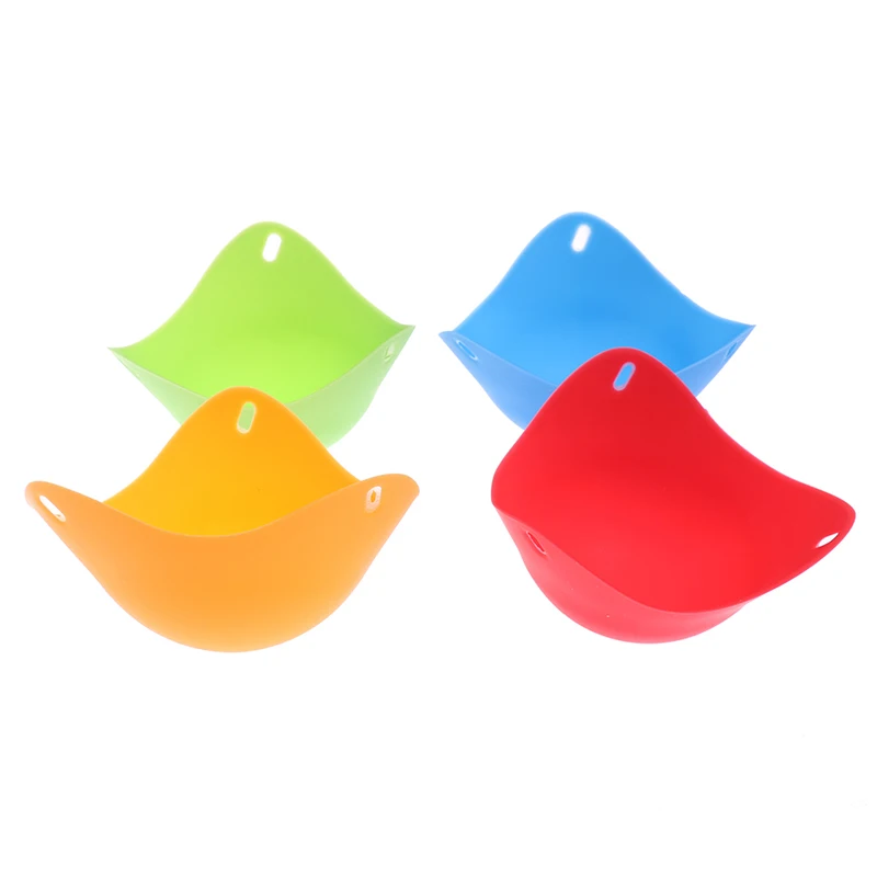 

4Pcs/set Cute Egg Boiler Plastic Egg Poacher Set Kitchen Egg Cooker Tools Egg Mold