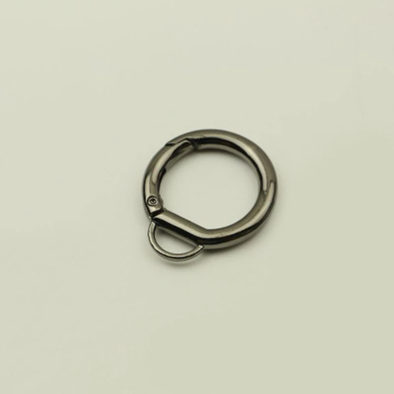 black 1 шт. металлическая прочная Пряжка Twist Lock фурнитура Сумочка DIY Поворотный замок застежка для сумки сплошной цвет сумка аксессуары - Цвет: black