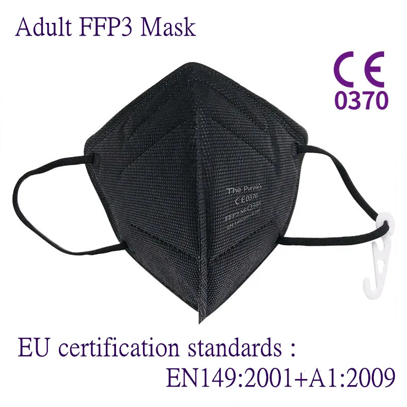 Adult FFP2 Mask 5 Layers KN95 Facial Face Mask Filtration Maske Dust Respirator Mouth Protect Mascarillas Reusable FFP3 Masque
