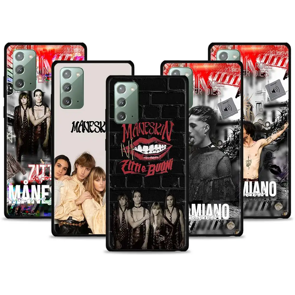

Maneskin Phone Case for Samsung M51 M31 M31s M30s M21 M11 M01 Silicone Cover for Note 20 Ultra 10Lite 10Plus 9 8 Coque Shell Bag