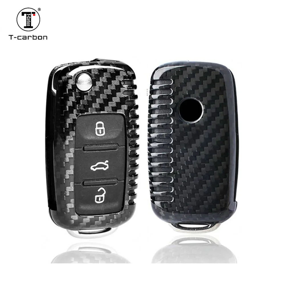 Т карбоновый чехол брелок из настоящего углеродного волокна с дистанционным