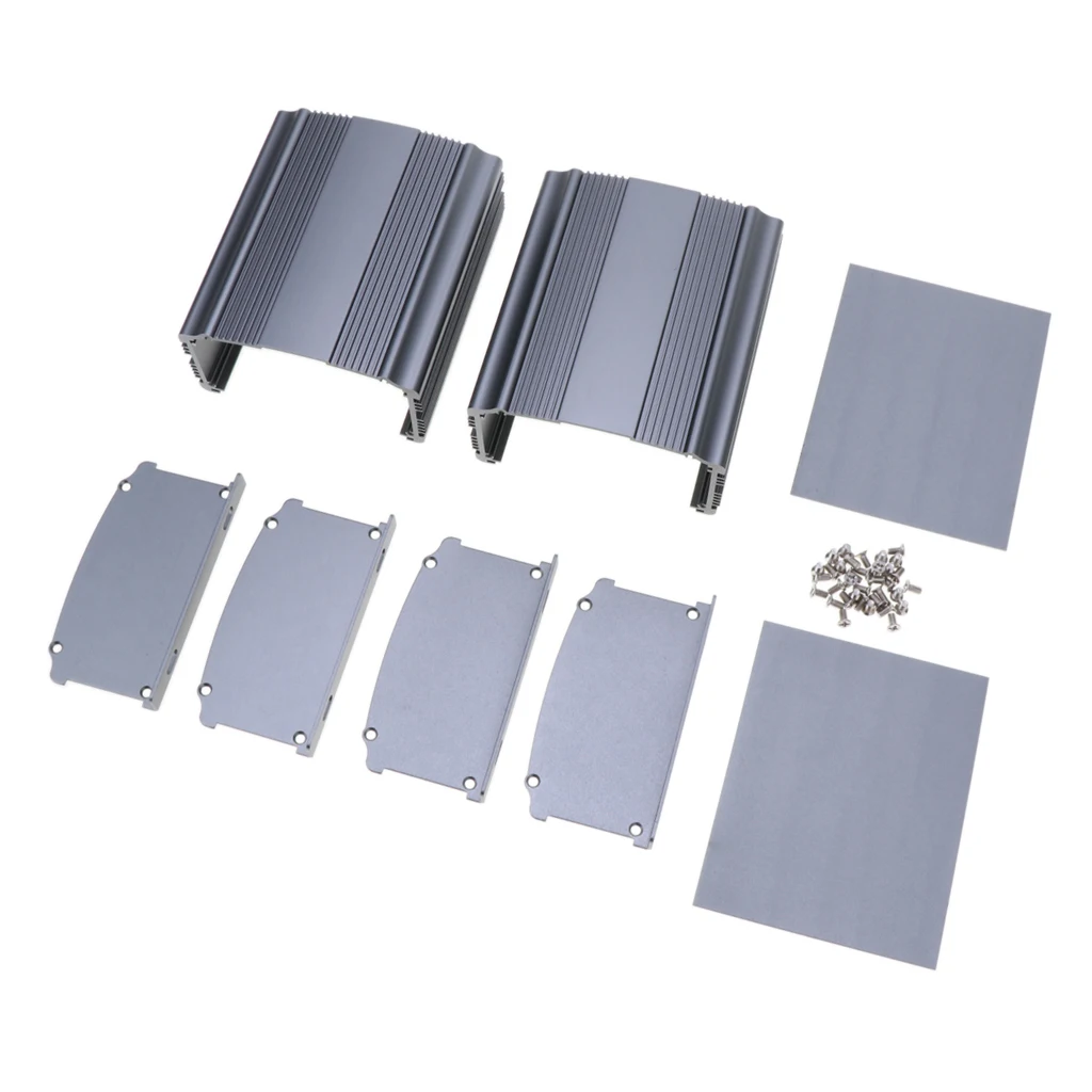 2 шт. в комплекте экструдированный Алюминий электронный корпус источника