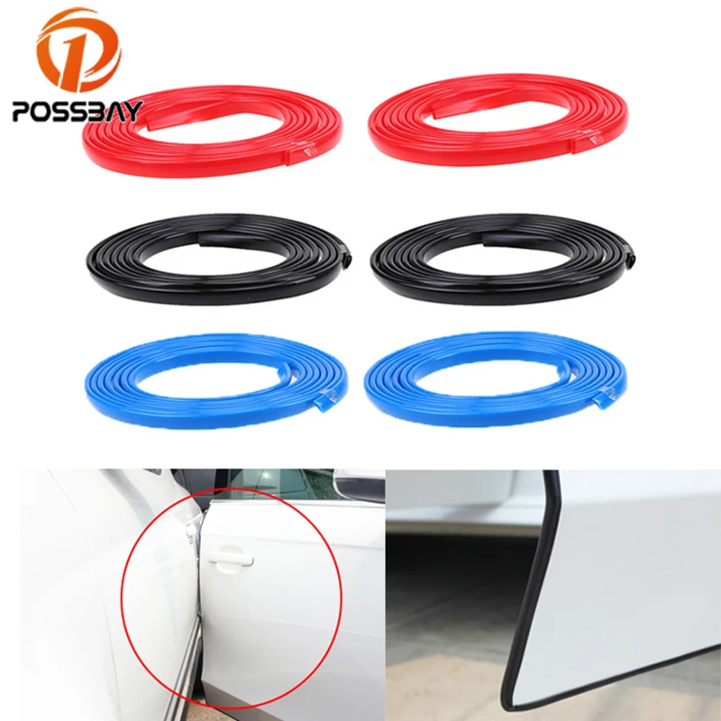 Резиновая Защитная лента POSSBAY для автомобильной двери 6 м универсальная защитная