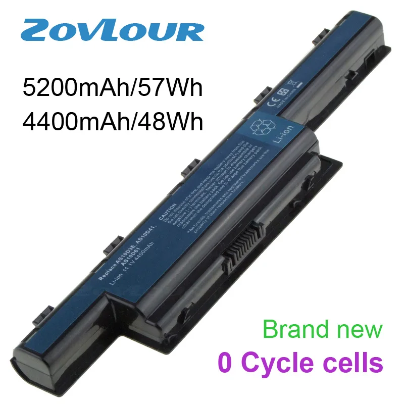Zovlour абсолютно новый Аккумулятор для ноутбука acer Aspire V3 471G 571G 771G Замена AS10D31 AS10D3E