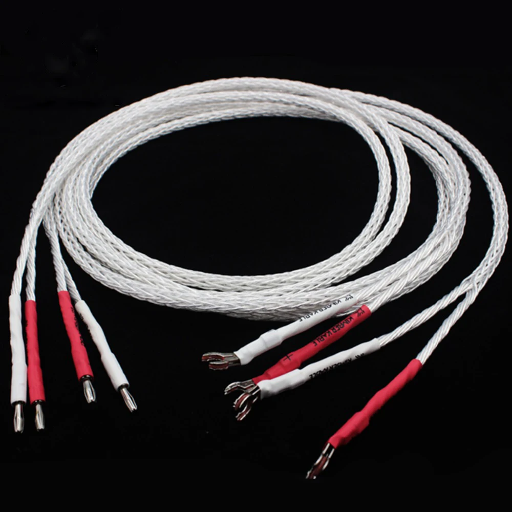1 пара Hi end HIFI родия Y образная вилка банан|Кабели VGA| |