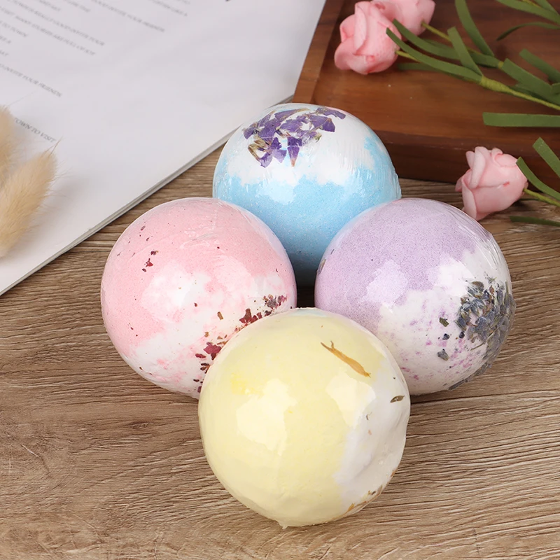 

Soap Handmade Essential Oil Soap Bubble Shower Bombs Ball Body Cleaner Spa Moisturizing Bath Salt Soap