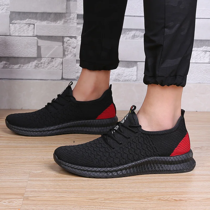 Male Breathable Comfortable Casual Shoes Fashion Men Canvas Shoes Lace up Wear-resistant Men Sneakers zapatillas deportiva