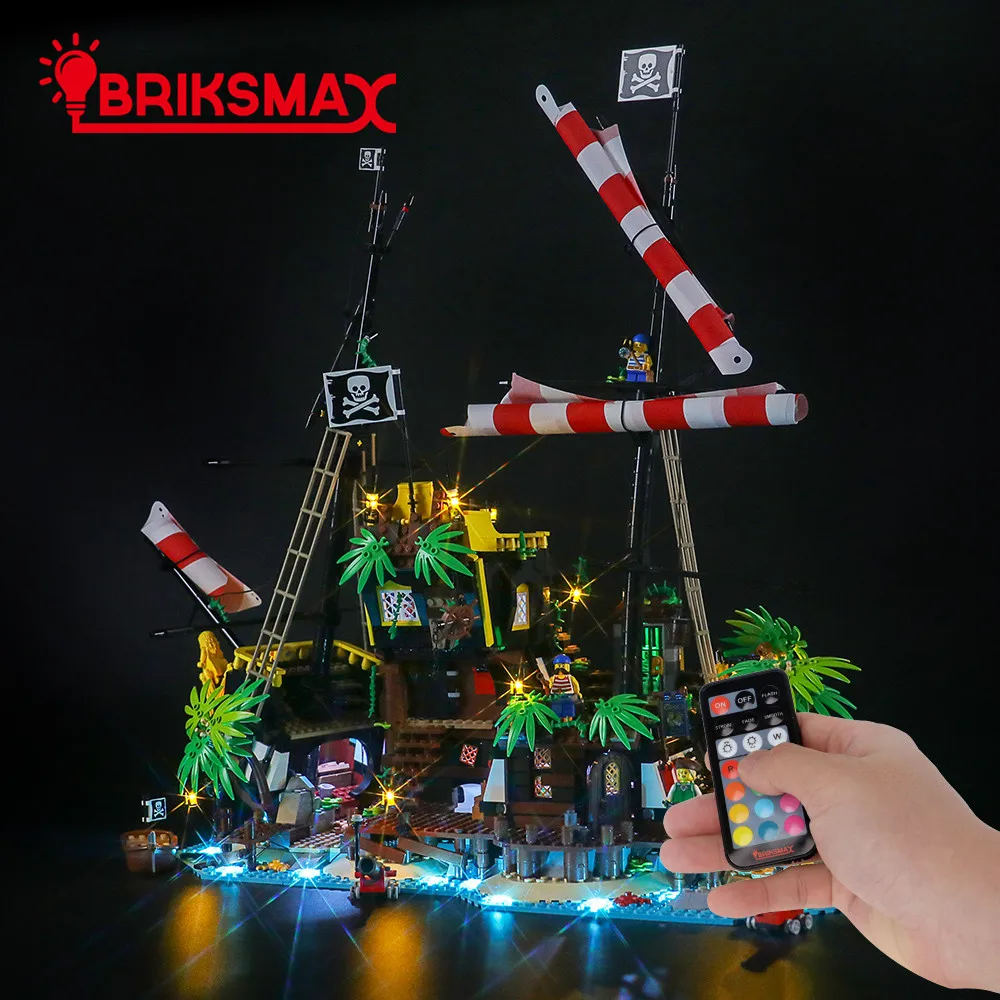 Комплект светодисветильник BriksMax для 21322 идей пиратов Бей барракуды|Блочные