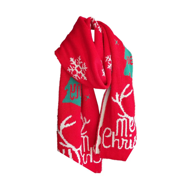 

Love The Lovely Elk Christmas Scarves. Women's Winter Korean Version Thickened Warm Shawl.