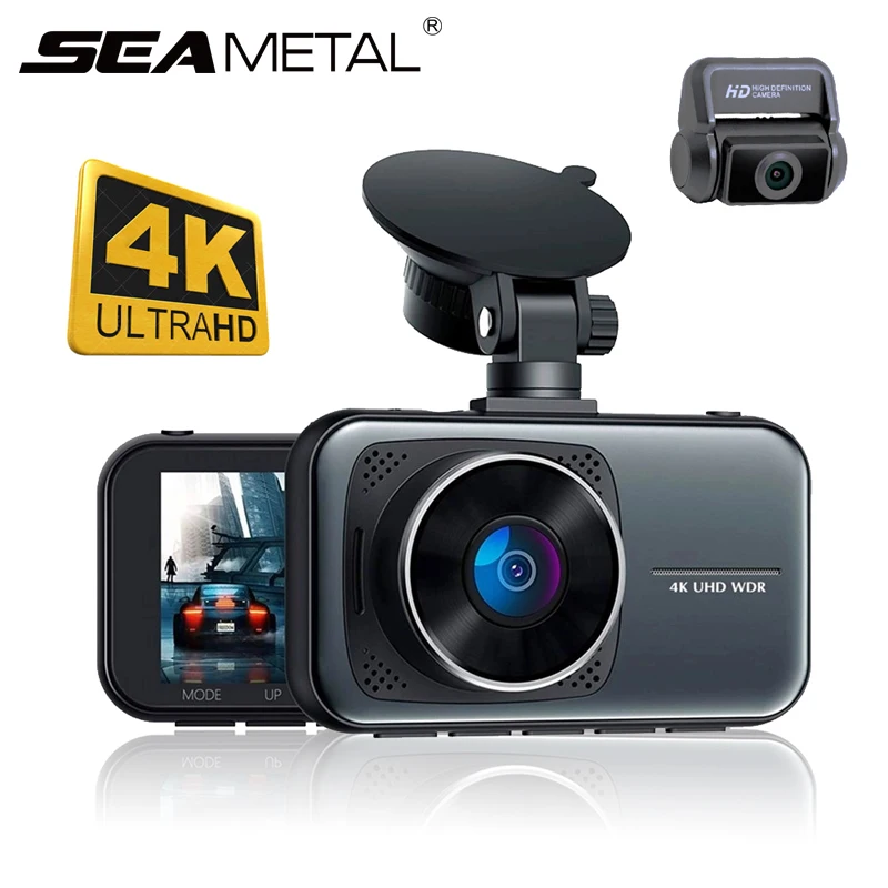 Sony IMX335 видео рекордер 4K Dash Cam 3 дюймов Мини Автомобильный видеорегистратор DVR