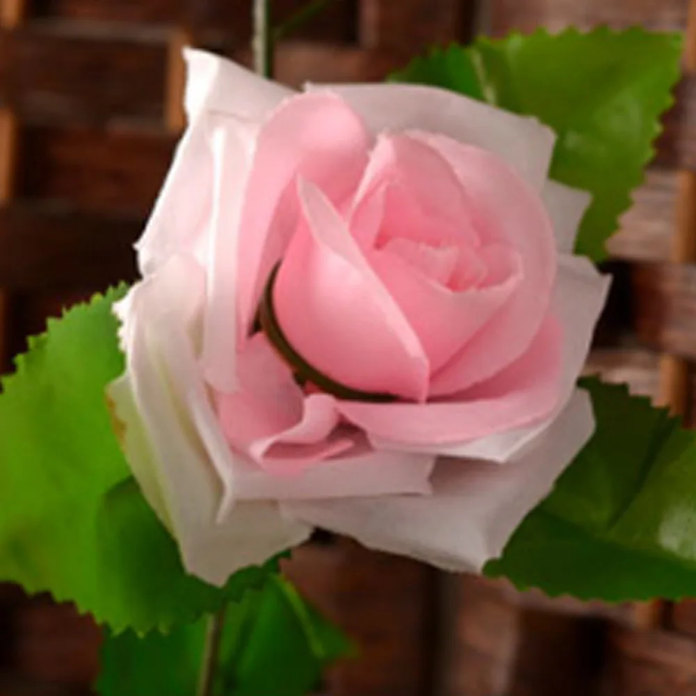 Light Pink Шелковая ткань Искусственные цветы поддельные моделирование красный розовый Шампань розовое вино из плюща Висячие венки для украшения дома свадьбы - Цвет: Light Pink